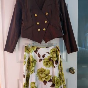 NWT Madison Paige 2-pc summer suit